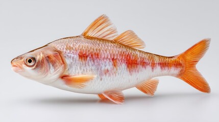 gold fish isolated on white