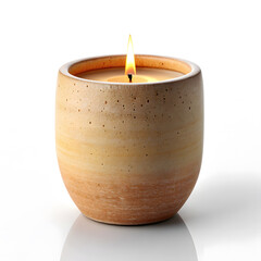 candle isolated on white background