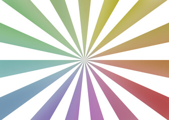 Sunburst with Dark Color Gradient Rays Background