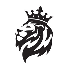 Royal King Lion Crown Symbols