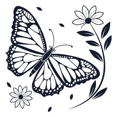 elegant-butterfly-silhouette-stencil-printable !!!