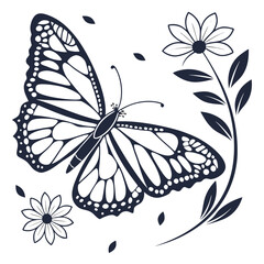 elegant-butterfly-silhouette-stencil-printable !!!