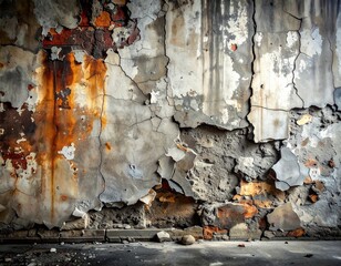 Urban Decay Cracked Wall Background
