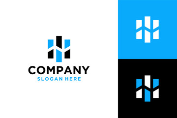 financial growth logo design vector