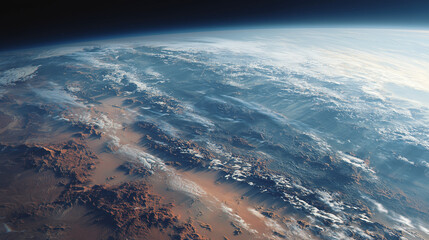 Earth from space a stunning aerial view of our planet's surface outer space satellite imagery cosmic perspective