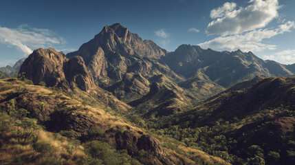 Breathtaking mountain range exploration remote terrain high-resolution photography scenic environment aerial perspective natural beauty