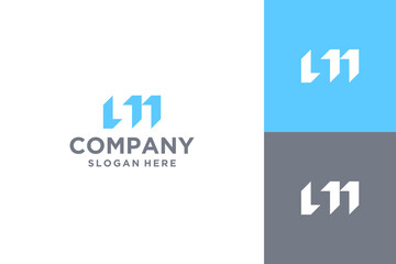 LN logo initial vector