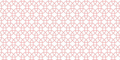 simple pink outline octagon pattern for banner poster background.