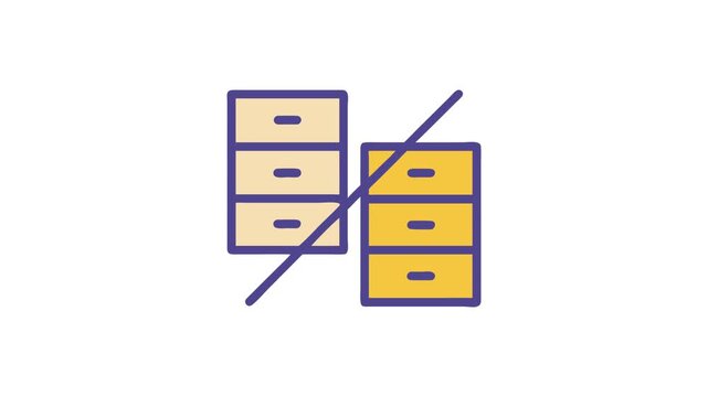 No data migration concept with flat style illustration