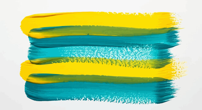 Vibrant chromatic brushstroke layers with dynamic visual rhythm and artistic flair, a symphony of