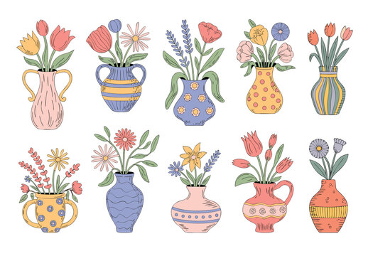 Flowers and Plants Vector Set