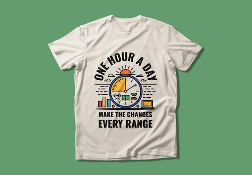 Motivational T Shirt Design Template