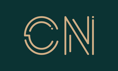 CN C cn initial logo | initial based abstract modern minimal creative logo, vector template image. luxury logotype logo, real estate homie logo. typography logo. initials logo