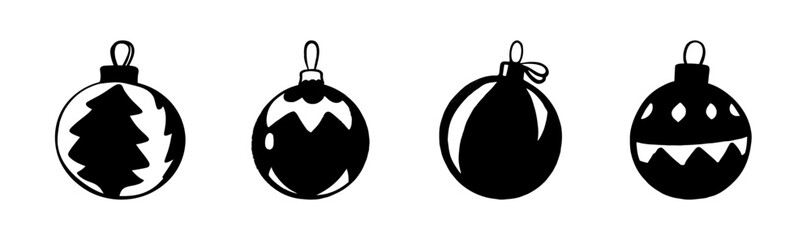 Festive christmas ornament ball vector illustration scalable graphic