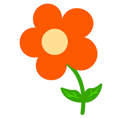 vector illustration of a flower