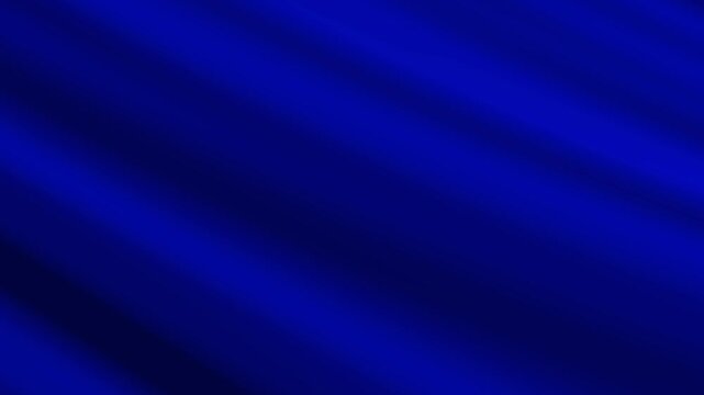 blue flag smooth silk fabric wave animation