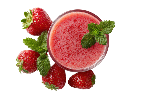 Strawberry isolated on white background - Powered by Adobe