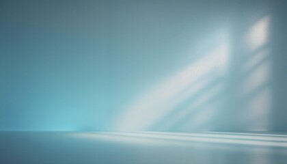 Minimalist Composition With Soft Lighting And Gradient Wall