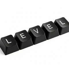 Unlock your next stage with these 'LEVEL' keys, symbolizing progress, advancement, and achieving new heights in business or gaming.