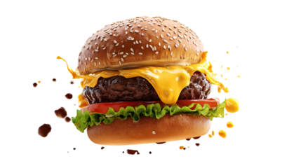 fresh tasty burger