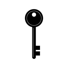  Key icon isolate on white background.