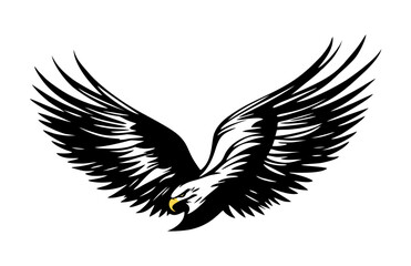 Fototapeta premium eagle head vector