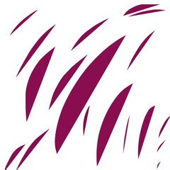 Abstract maroon streak pattern on white background minimal modern design