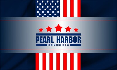 
Pearl harbor remembrance day , memorial day vector illustration

