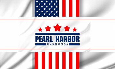 
Pearl harbor remembrance day , memorial day vector illustration
