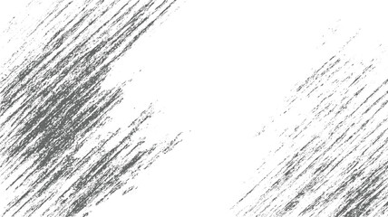 Gray textured diagonal lines on white background vector