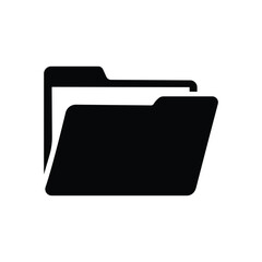 black folder with documents