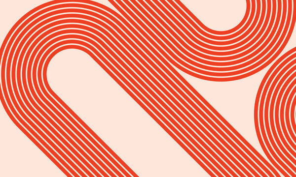 Vector layout template design for run, championship or any sports event. Poster design with abstract running track on stadium with lane. Modern