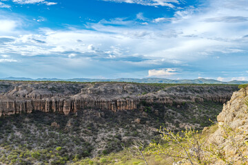 View from the Ugab Terraces into the Ugab River Valley, Namibia