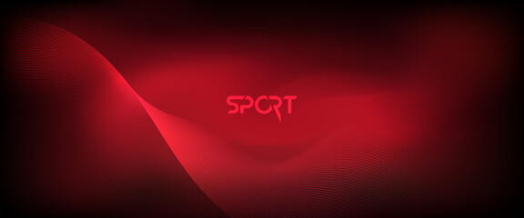 Red studio background. Abstract limbo podium studio room. Dark red gradient wall floor and spotlight scene. Showcase, promotion display. Simple modern design