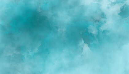 Aqua Blue Watercolor Texture Background