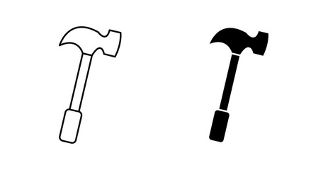 hammer icon vector illustration