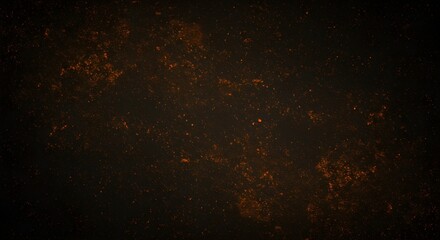 Dark Grunge Texture with Subtle Orange Highlights