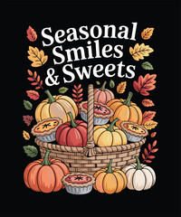 Thanksgiving Turkey Day Vector Illustration | Happy Thanksgiving Typography Design | Cute Turkey Character Graphic | Autumn Harvest Celebration | Fall Leaves and Pumpkin Feast Gobble Holiday Artwork