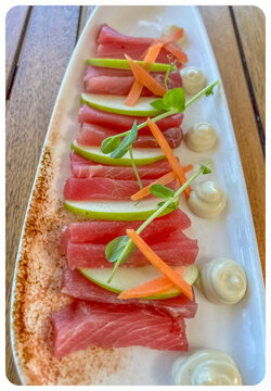 Sashimi de thon rouge