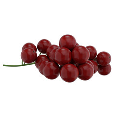 red currant on transparent background