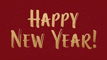 Celebrate the joyful arrival of a bright and hopeful new year with festive decorations and warm wishes for happiness