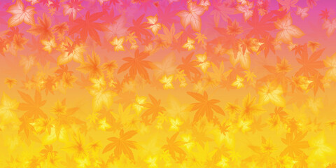 Autumn leaves background with vibrant colors a seasonal design element perfect for fall-themed graphics and backgrounds. EPS vector illustration