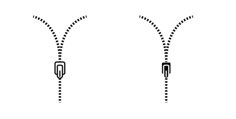 Zip icon concept. Logo symbol for web and mobile. Pixel Perfect. © Hunt