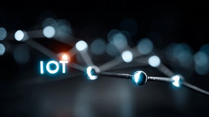 Harness the Power of IoT with this Stunning Network Connection Visual, Perfect for Showcasing Cutting-Edge Technology, Data Integration, and Seamless Connectivity Solutions