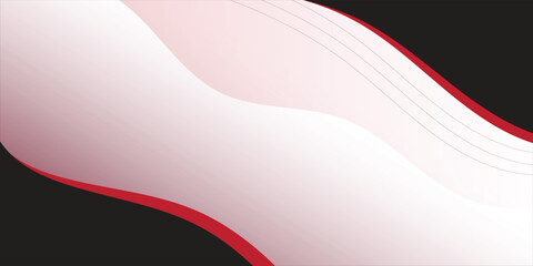 Abstract Modern Curve Background in Red, Gray, and Black