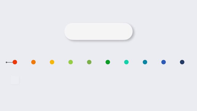 animated video of business infographics  rectangle shape and multicolor label  10 steps for workflow, presentation, 4k animation
