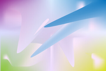 Abstract Gradient Shapes Composition