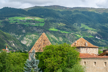 Glorenza, or Glurns, Bolzano, Trentino Alto Adige, Italy: historic city in the Venosta valley