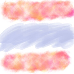 水彩風ふんわりグラデーション背景