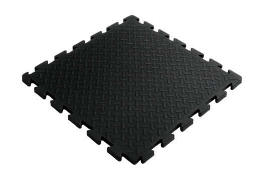 Durable interlocking rubber mat for high-traffic family home entrances.
